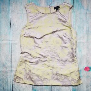 BR flower printed sleeveless top size 4
